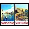 Image 1 : Lot de 2 affiches sur Venise.   The grand canal / the basilica of san Marco and the ducal palace....