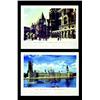 Image 1 : Lot de 2 affiches London : Hearth of British Commonwealth   The house of Parliament / The R...