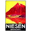 Image 1 : Niesen  BIEBER A. Bahn 2367m.      Affiche collee sur papier japon /Poster glued on japan paper...