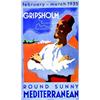 Image 1 : Gripsholm     1934  BRATT February - March 1935 - Round sunny mediteranean.     Isacsons   Sweden...
