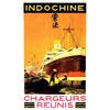 Image 1 : Indochine. HOOK SANDY Chargeurs reunis. Sadag Paris Aff. E. B.E. B - 2300/3000 € 100 x 65 cm 1509...