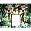 Image 1 : La Cueillette des Bananes         Huile sur isorel / oil on hardboard    B.E.  B + 500/700...