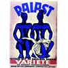 Image 1 : Palas  PS Fetiche mit 20 original suaheli - variete - Rare affiche allemande pour un spectacle su...