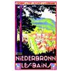 Image 1 : Niederbronn les bains  BLUMER LUCIEN Chemins de fer d'Alsace et de Lorraine     Alsacienne   Stra...