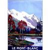 Image 1 : Le Mont-Blanc     1921  DORIVAL GEO      Cornille & Serre   Paris Aff. N.E.    B.E.  B +  Dechiru...