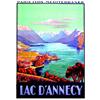 Image 1 : Lac d'Annecy     1926  JULIEN JEAN Paris - Lyon - Mediterranee.     Lucien Serre   Paris Aff. E....