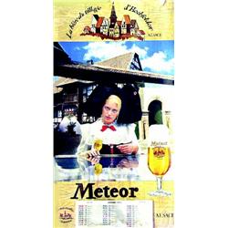 Meteor       Alsace   La biere du vilage d'Hochfelden - Alsace.      Calendrier / Calendar    B.E...