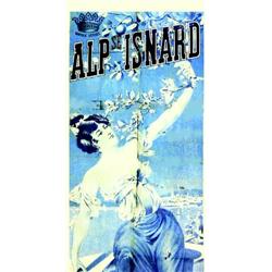 Alp se Isnard Aff. N.E. A.B.E. C + Dechirures, traces d'humidite, bas de l'affiche manquante/ te...