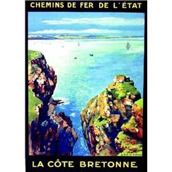 La Côte Bretonne PERRONNET M. Chemins de Fer de l'Etat. La baie de St Brieux. Lucien Serre & Cie...