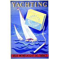 Yachting - Monte Carlo Monte Carlo - Regie Monegasque des tabacs Imprimerie Monegasque Monaco Aff...