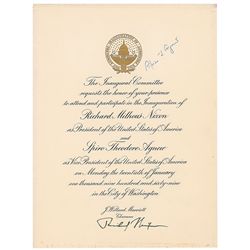 Richard Nixon and Spiro Agnew