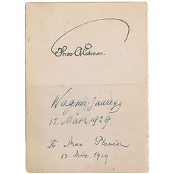 Edison, Planck, and Wagner-Jauregg