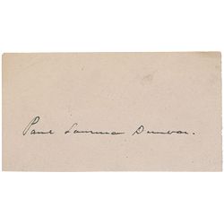 Paul Laurence Dunbar