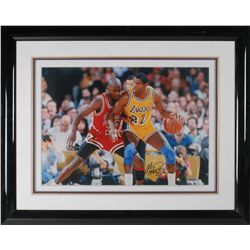 Michael Jordan and Magic Johnson