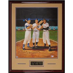 Mickey Mantle, Willie Mays, and Duke Snider