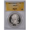 Image 1 : 1881-S MORGAN SILVER DOLLAR, ANACS MS-63 PL  WHITE!