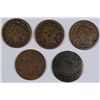 Image 1 : Large Cents (17, 42, 46, 47, 48) AG/VG