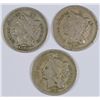 Image 1 : Three Cent Nickels (65, 73, 76) AVG Cerc