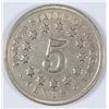 Image 2 : 1868 Shield Nickel XF 45