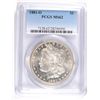 Image 1 : 1881 O MORGAN SILVER DOLLAR PCGS MS62, LOOKS MS63PL