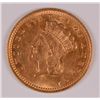 Image 1 : 1874 $1.00 LIBERTY GOLD, MS-63+  NICE