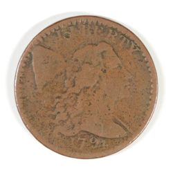 1794 LARGE CENT VG+