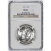Image 1 : 1945 Walking Liberty Half Dollar NGC MS65