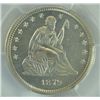 Image 2 : 1879 SEATED QUARTER, PCGS PROOF 64 WHITE, LOW MINTAGE DATE!