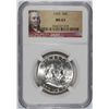 Image 1 : 1955 Franklin Half Dollar NGC MS63
