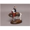 Image 1 : Painted Metal Military Miniature Drummer on Horseback