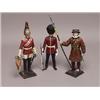 Group of Three Painted Plastic British Figures