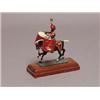 Painted Metal Figure Blackamoor Drummer