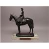 Bronze Patinated Composition Equestrienne Queen Elizabeth