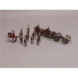 Fine Old Set of Lead Soldiers & A Carriage Group