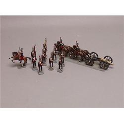 Fine Old Set of Lead Soldiers & A Carriage Group