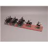Image 1 : Set of Eleven Mounted Painted Lead Calvary 