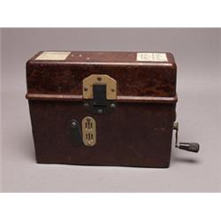 Old German Bakelite Field Generator Telephone