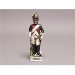 Dragoon 1812 17th Regiment Ceramic Spirit Bottle