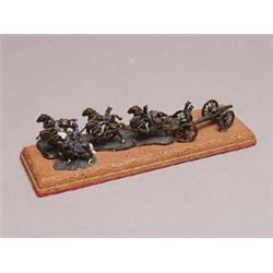 Miniature Group Painted Plastic Figures 10 In Total