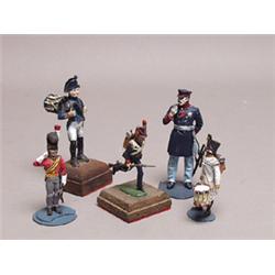 Five Painted Metal Miniatures