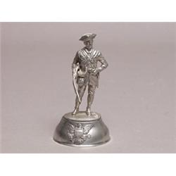 Chris Stadden Signed & Hallmarked Figure, American Revolutionary