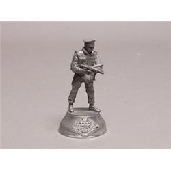 Chris Stadden Signed & Hallmarked Figure, Tommy Gunner