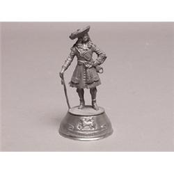 Chris Stadden Signed & Hallmarked Figure, Queens Regiment