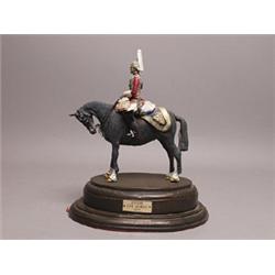 Painted Metal Calvaryman Officer Life Guards 1977