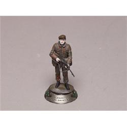 Painted Metal Figure of a Commando Royal Marines 1976