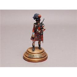 Pipe Major Seargent 1813 42nd Regiment Painted Metal Figure