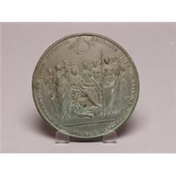 George III Patinated Plaster Plaque