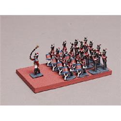 17 Painted Metal Miniature Bandmen