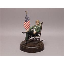 Painted Plastic figure of J.F.K.