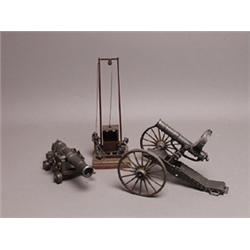 Two Plastic Cannons and a Siege Machine